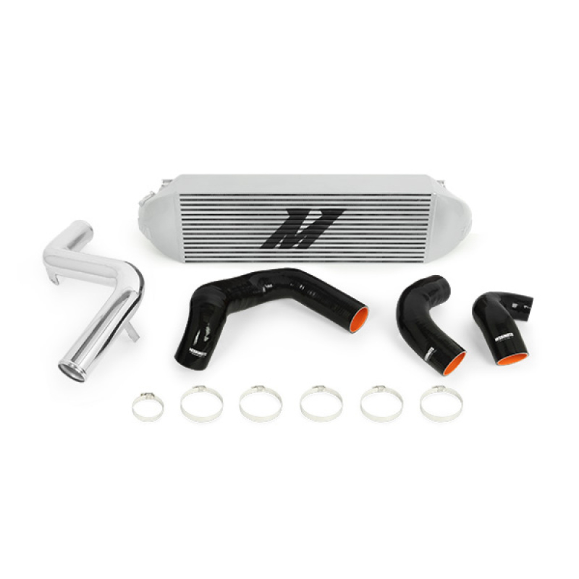 Picture of Mishimoto 2013+ Ford Focus ST Silver Intercooler w/ Polished Pipes
