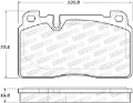 Picture of Street Brake Pads with Shims and Hardware
