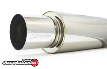 Picture of GReddy Universal 3in 3-Bolt Tip Revolution RS Muffler