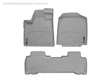 Picture of WeatherTech 06-08 Honda Pilot Front and Rear Floorliners - Grey