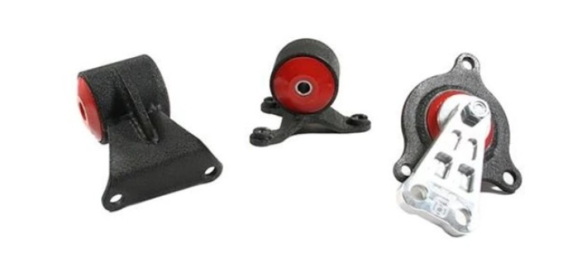 Picture of Innovative 02-06 Acura RSX K-Series/Base Automatic Black Aluminum Replacement Mount Kit 75A Bushings
