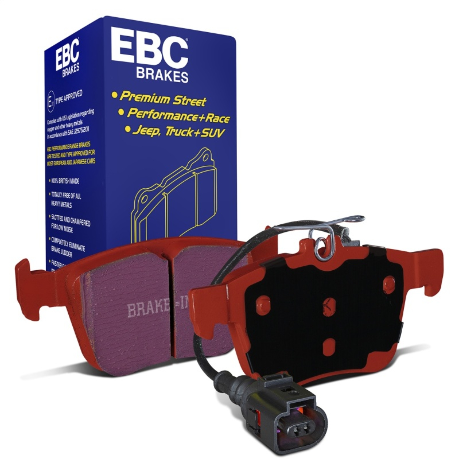 Picture of EBC 2018 Audi TT Quattro Redstuff Rear Brake Pads