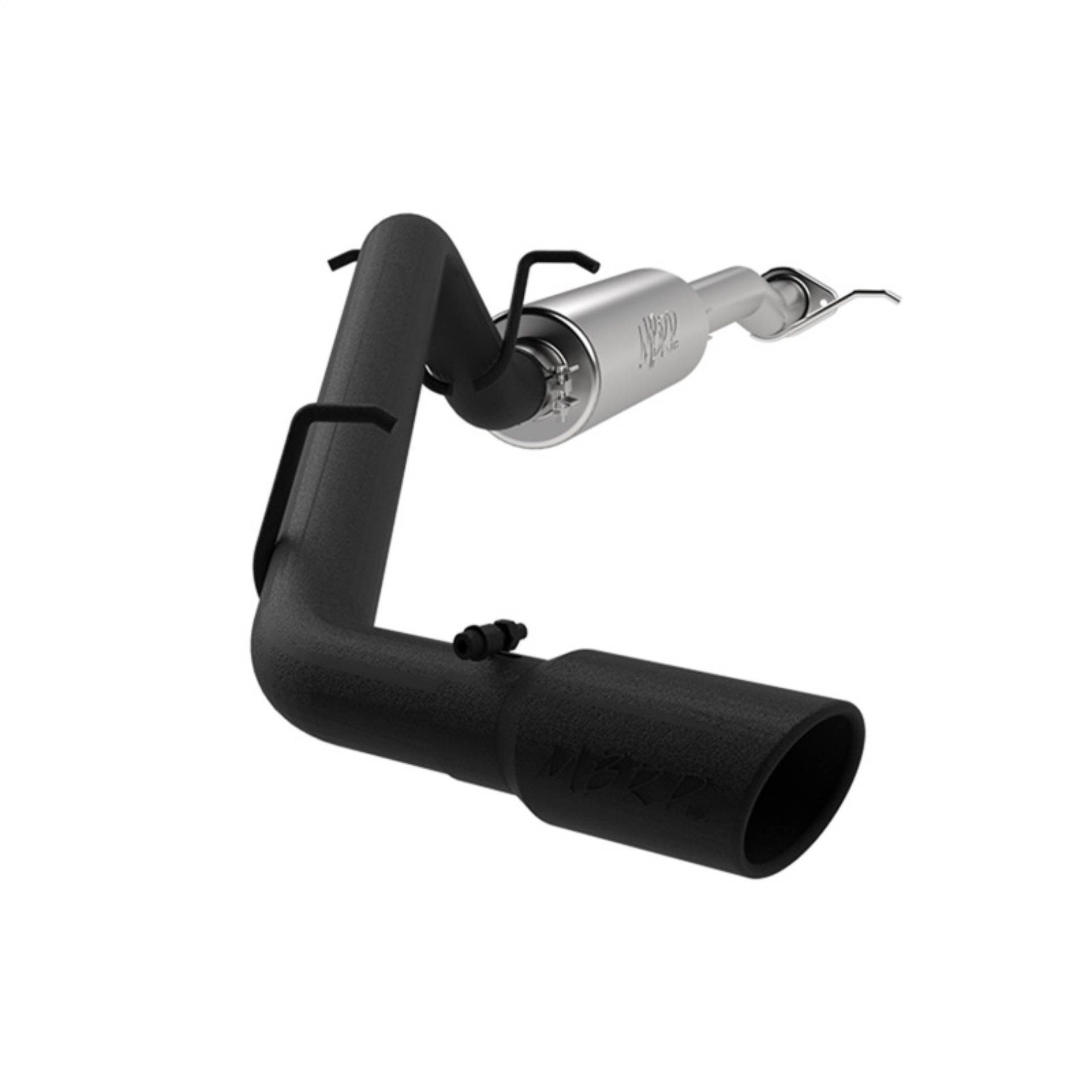 Picture of MBRP 17+ Chevrolet Colorado 2.5L/3.6L 3in Cat Back Single Side Exit w/ 4in Tip - Back Coated