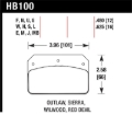 Picture of Hawk Wilwood Dynalite Caliper HPS Street Brake Pads