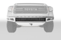 Picture of N-Fab M-RDS Front Bumper 14-17 Toyota Tundra - Gloss Black w/Silver Skid Plate