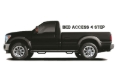Picture of N-Fab Nerf Step 11-14 Chevy-GMC 2500/3500 Regular Cab 8ft Bed - Tex. Black - Bed Access - 3in