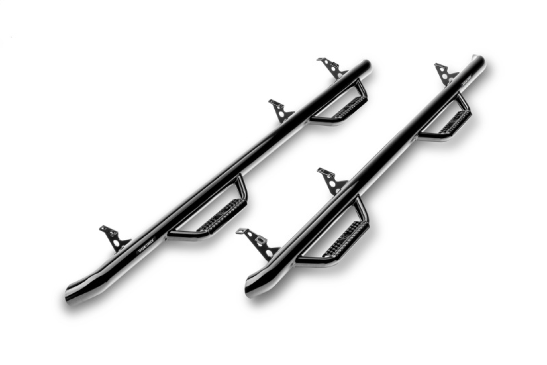 Picture of N-Fab Nerf Step 14-17 Chevy-GMC 1500 Crew Cab 5.7ft Bed - Gloss Black - W2W - 3in