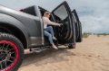 Picture of N-Fab Nerf Step 15-17 Ford F-150 SuperCrew 6.5ft Bed - Tex. Black - Bed Access - 3in