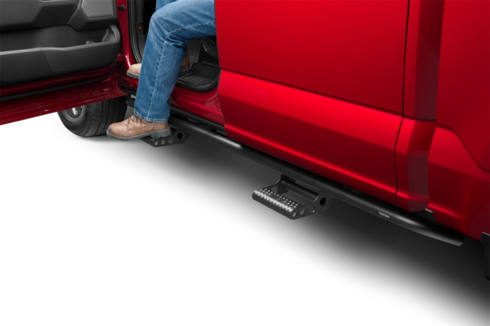 Picture of N-Fab RKR Step System 15-17 Ford F-150 SuperCrew - Tex. Black - 1.75in