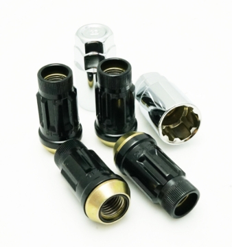 Picture of Wheel Mate Muteki SR45R Lug Nut Kit Lock Set 12x1.5 45mm - Black