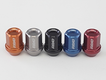 Picture of Rays Dura-Nut L32 Straight Type 12x1.25 Lug Nut Set 16 Lug 4 Lock Set - Black