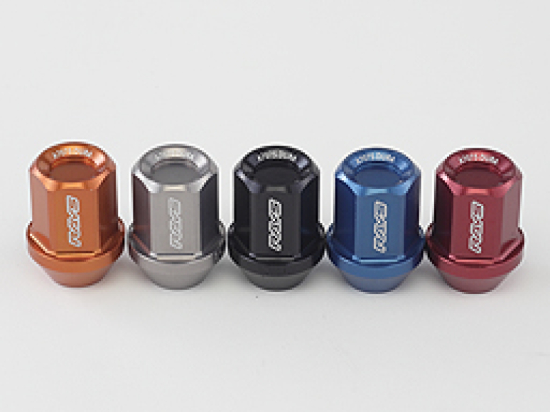 Picture of Rays Dura-Nut L32 Straight Type 12x1.25 Lug Nut Set 16 Lug 4 Lock Set - Orange