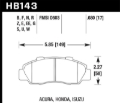 Picture of Hawk 97-01 Honda Prelude HP+ Street Front Brake Pads