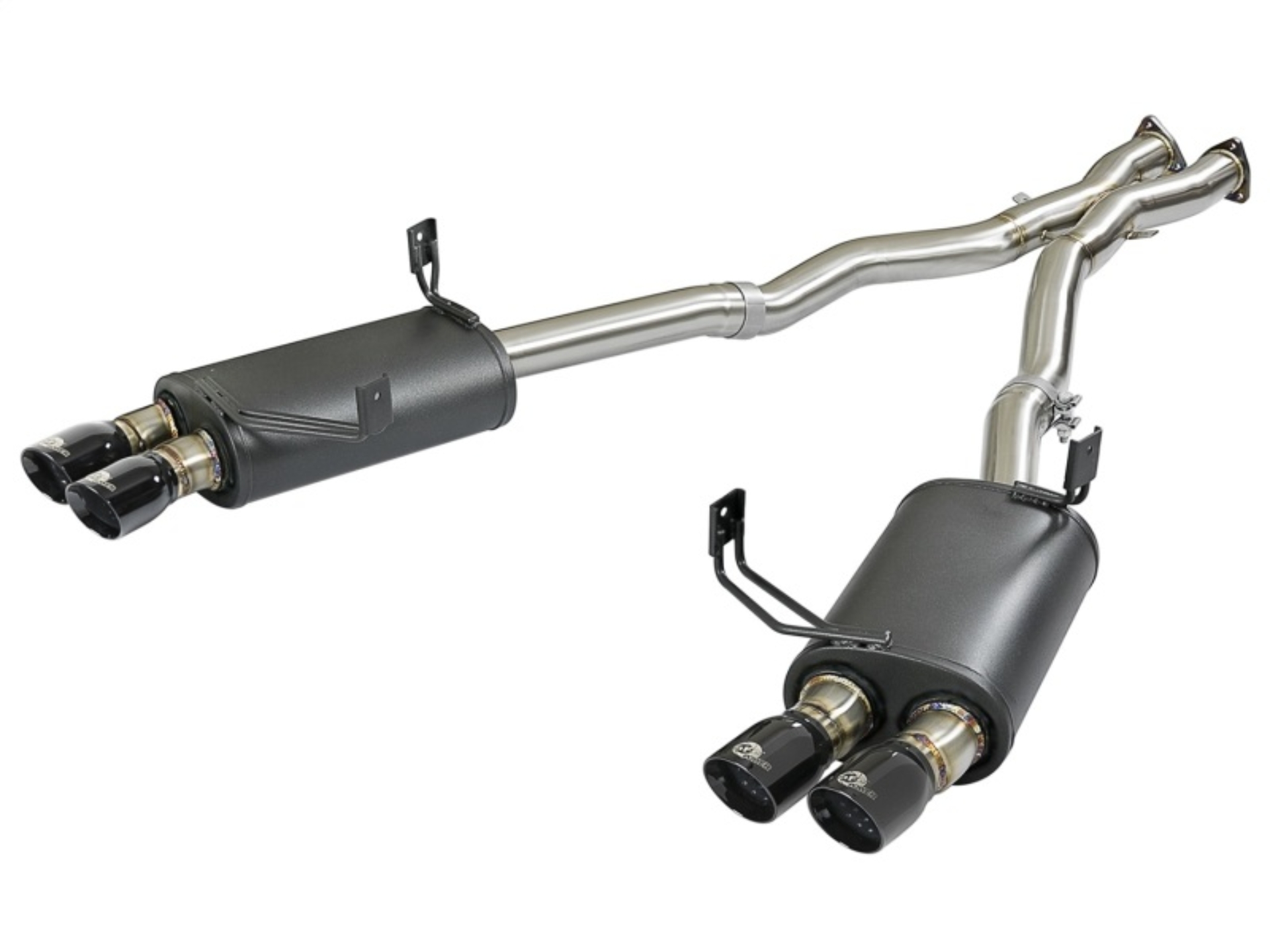Picture of aFe MACH Force-Xp 2-1/2in 304 SS Cat-Back Exhaust w/ Black Tips 05-08 BMW Z4 M Coupe (E86) L6 3.2L