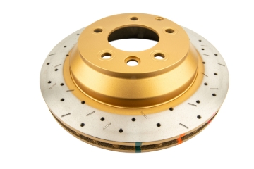 Picture of DBA 06-15 Audi Q7 Rear Drilled & Slotted 4000 Series Rotor