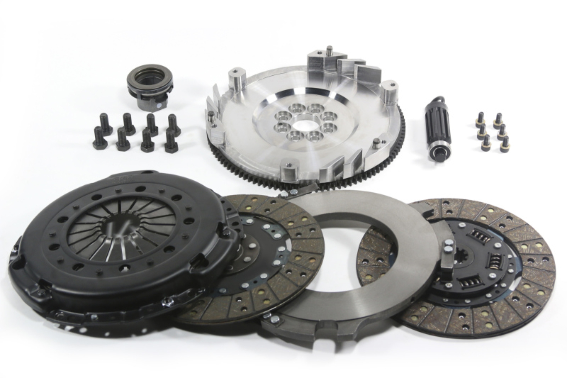 Picture of DKM Clutch BMW E34/E36/E39/E46/Z3 (6 Cyl) MS Twin Disc Clutch w/Steel Flywheel (660 ft/lbs Torque)