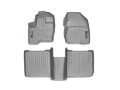 Picture of WeatherTech 09-11 Ford Flex Front and Rear Floorliners - Grey