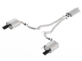 Picture of Borla 15-17 Ford Mustang EcoBoost 2.3L EC-Type Cat Back Single Round 4.0in OD 9.5in L Tips Exhaust