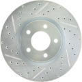 Picture of Select Sport Drilled and Slotted Brake Rotor; Front Right
