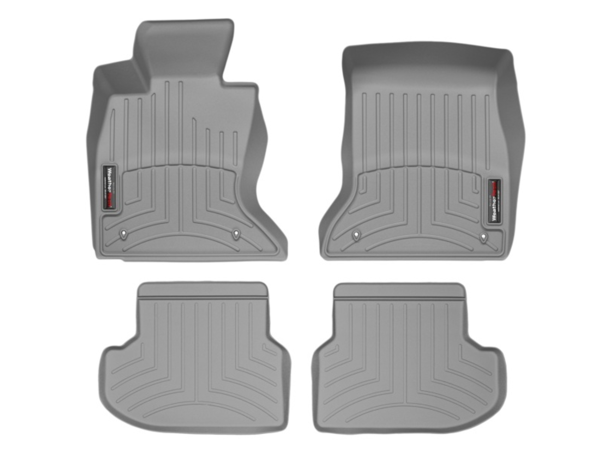Picture of WeatherTech 14+ BMW 5-Series Front and Rear Floorliners - Grey