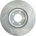 Picture of Select Sport Drilled and Slotted Brake Rotor; Front Right