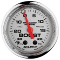 Picture of Autometer Marine Chrome Ultra-Lite 2-1/16in 0-30 HG / 0-20 PSI Vacuum / Boost Gauge