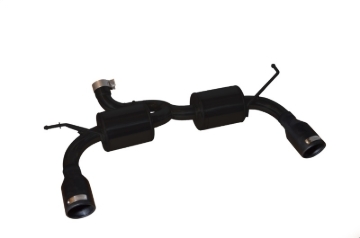 Picture of Injen 07-17 Jeep Wrangler JK 3.6L/3.8L 63mm Stealth Black Axle-back Exhaust w/ 4in Black Tips