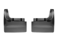 Picture of WeatherTech 2010+ Dodge Ram 3500 Dually w/ Flares No Drill Mudflaps - Black
