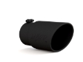 Picture of MBRP Universal Tip 6in O.D. Angled Rolled End 5 inlet 12 length - Black Finish