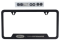 Picture of Ford Racing Stainless Steel Ford Performance License Plate Frame - Black
