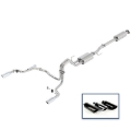 Picture of Ford Racing 15-18 F-150 5.0L Cat-Back Sport Exhaust System - Rear Exit Chrome Tips