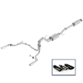 Picture of Ford Racing 15-18 F-150 5.0L Cat-Back Sport Exhaust System - Rear Exit Chrome Tips