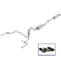 Picture of Ford Racing 15-18 F-150 5.0L Cat-Back Sport Exhaust System - Rear Exit Chrome Tips