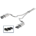 Picture of Ford Racing 2018+ Mustang GT 5.0L Cat-Back Sport Exhaust System w/ Quad Carbon Fiber Tips