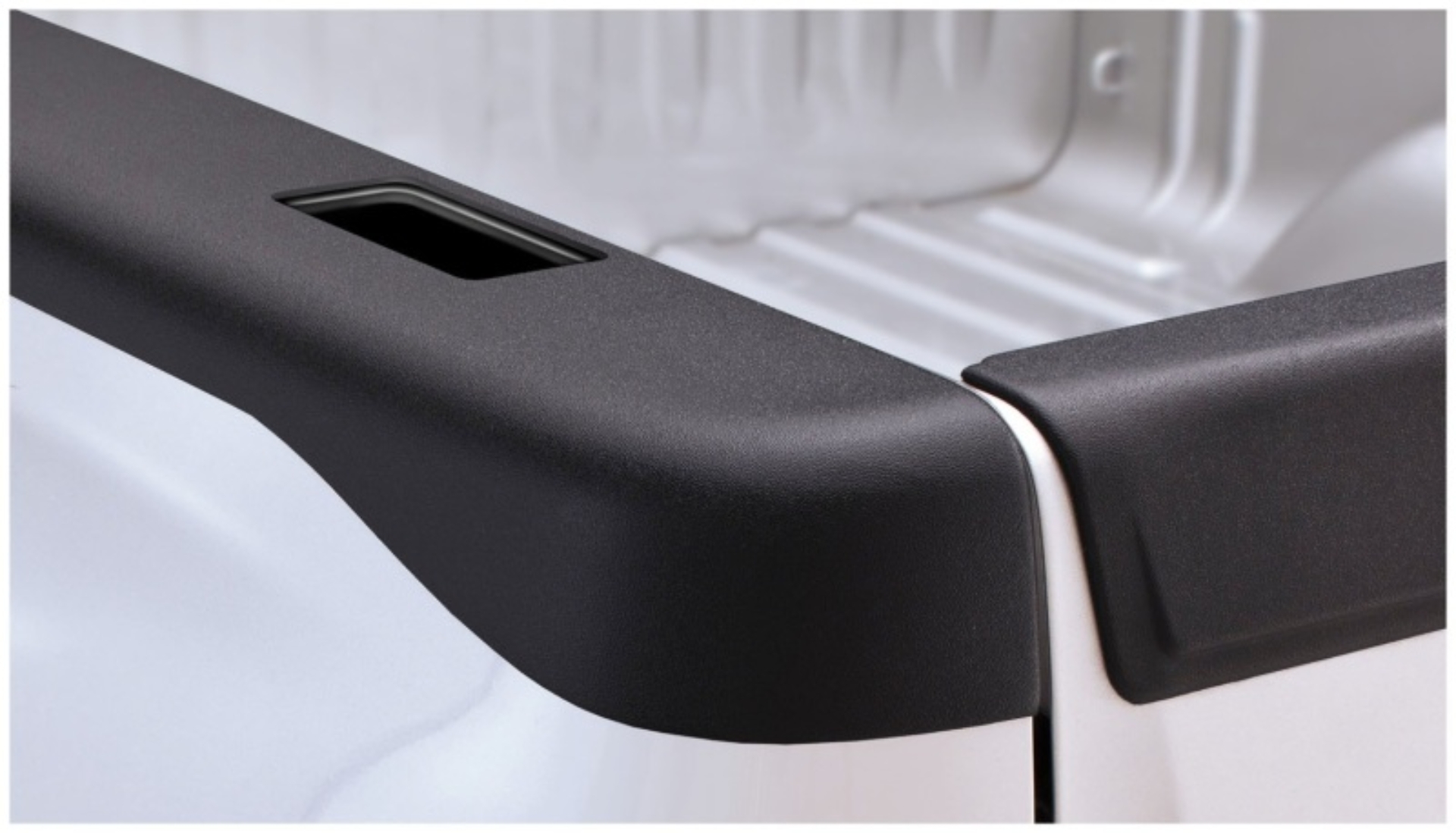 Picture of Bushwacker 07-13 Chevy Silverado 1500 Fleetside Bed Rail Caps 69.3in Bed - Black