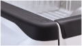 Picture of Bushwacker 07-13 GMC Sierra 1500 Fleetside Bed Rail Caps 97.6in Bed - Black