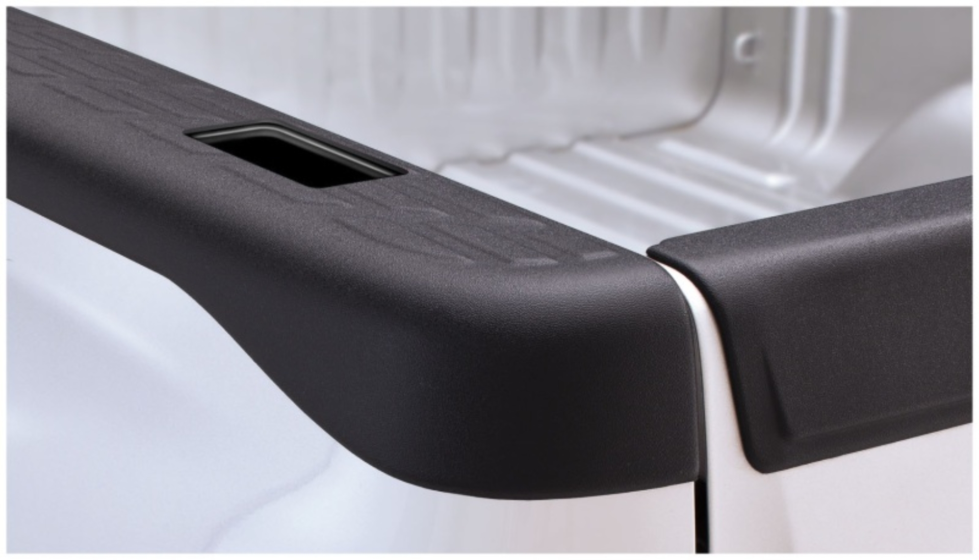 Picture of Bushwacker 07-13 Chevy Silverado 1500 Fleetside Bed Rail Caps 97.6in Bed - Black