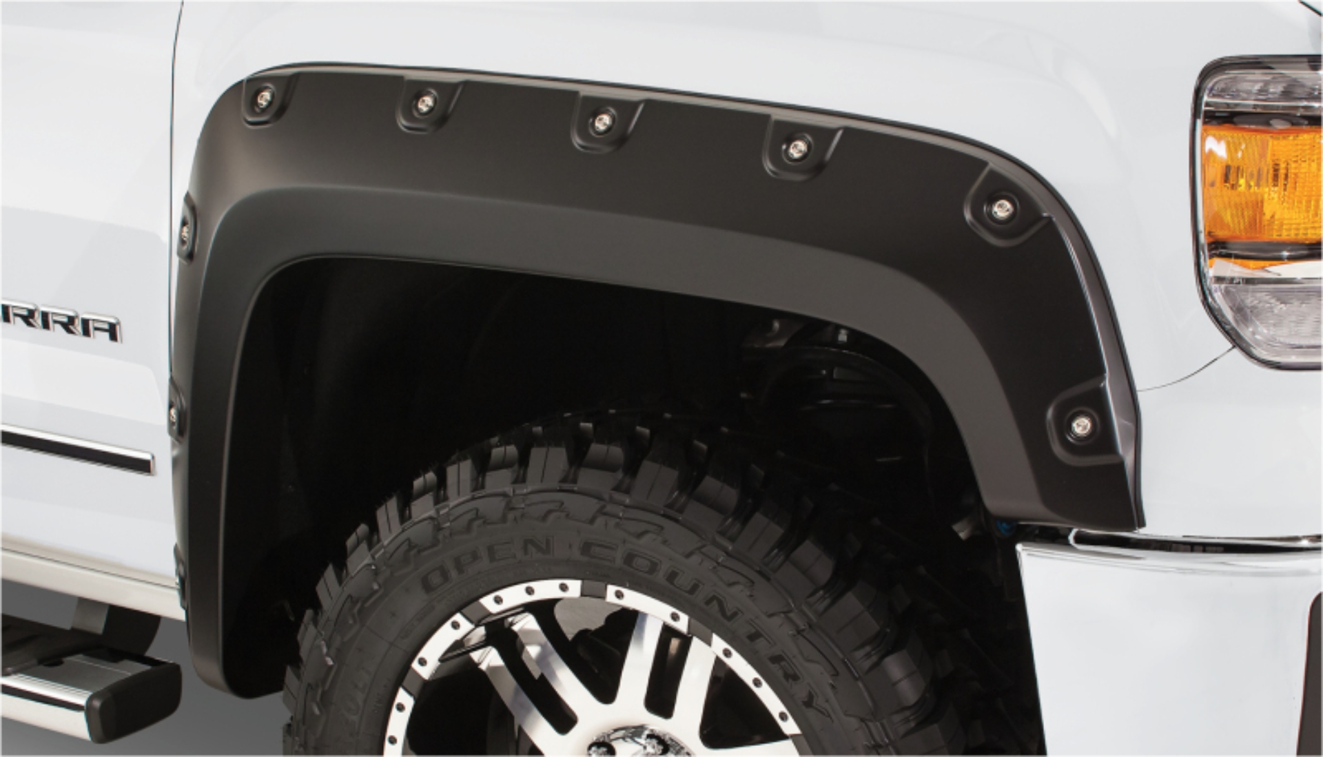 Picture of Bushwacker 07-13 GMC Sierra 1500 Fleetside Boss Pocket Style Flares 4pc 78.7/97.6in Bed - Black