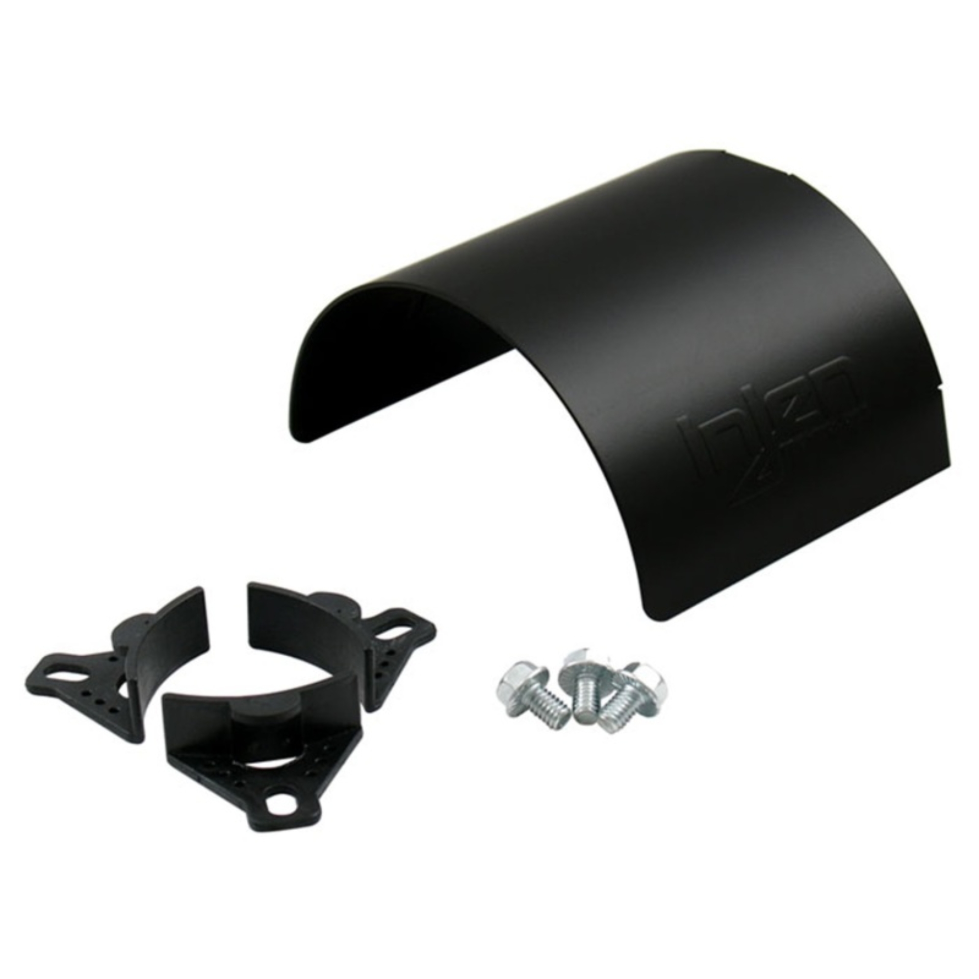 Picture of Injen Aluminum Air Filter Heat Shield Universal Fits 3.50 Black