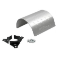 Picture of Injen Power-Flow Diamond Plate Heat Shield w/ clear coat Fits 3.00 3.50 Polished