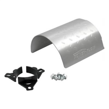 Picture of Injen Power-Flow Diamond Plate Heat Shield w/ clear coat Fits 3.00 3.50 Polished