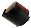 Picture of Injen Aluminum Air Filter Heat Shield Universal Fits 2.50 2.75 3.00 Black
