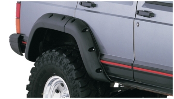 Picture of Bushwacker 84-01 Jeep Cherokee Cutout Style Flares 2pc Fits 4-Door Sport Utility Only - Black