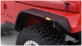 Picture of Bushwacker 87-95 Jeep Wrangler Flat Style Flares 2pc Excludes Renegade - Black