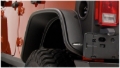Picture of Bushwacker 07-18 Jeep Wrangler Unlimited Flat Style Flares 2pc 4-Door Sport Utility Only - Black