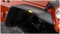 Picture of Bushwacker 07-18 Jeep Wrangler Flat Style Flares 2pc - Black