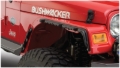 Picture of Bushwacker 97-06 Jeep Wrangler Flat Style Flares 4pc - Black
