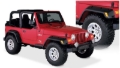 Picture of Bushwacker 97-06 Jeep TJ Max Pocket Style Flares 4pc - Black