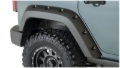Picture of Bushwacker 07-18 Jeep Wrangler Unlimited Pocket Style Flares 2pc 4-Door Sport Utility Only - Black