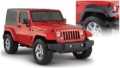 Picture of Bushwacker 07-18 Jeep Wrangler Pocket Style Flares 2pc - Black